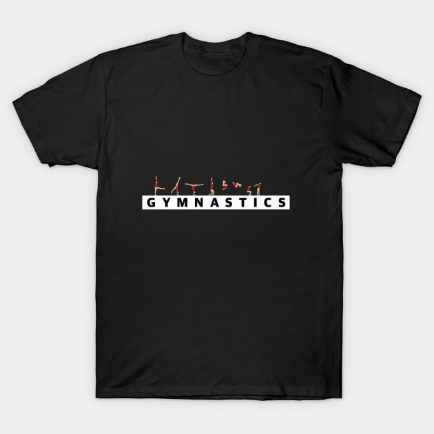 gymnastics beam T-Shirt by GymFan